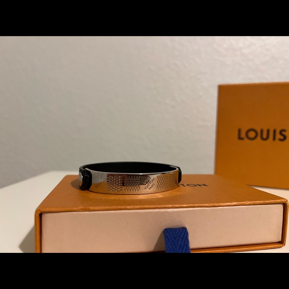 Authentic LV Damier Plate Bracelet